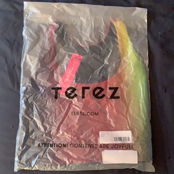 Terez Vision Rainbow Sports Bra NWT Sz Small - Picture 12 of 12